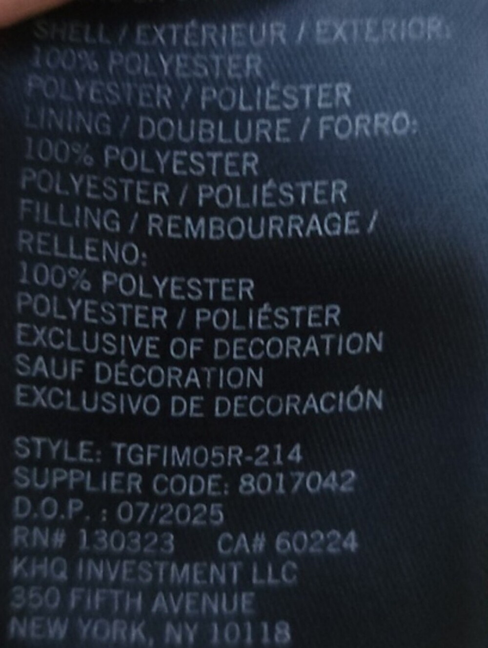 NEW! TOMMY HILFIGER Kid's Stars & Logo Print Hooded Puffer Jacket Coat 5. - Picture 7 of 7